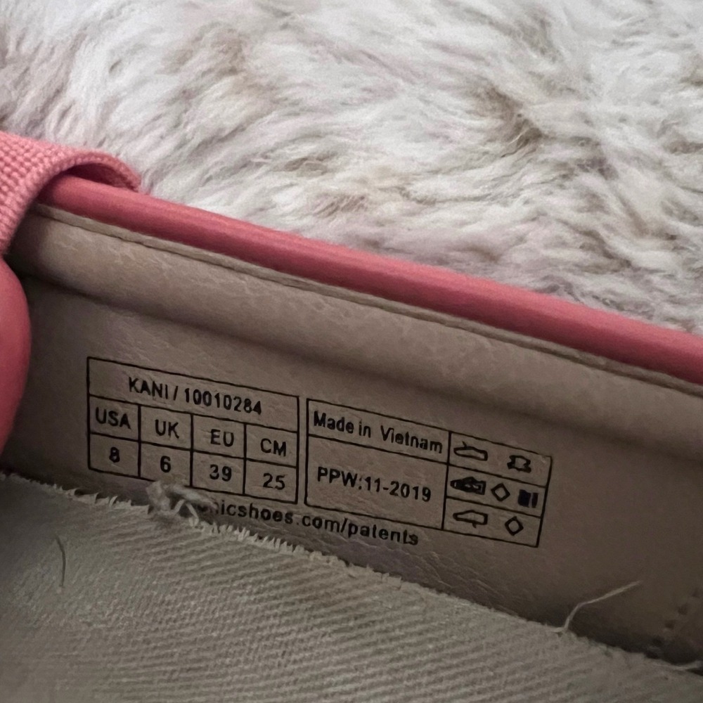 Vionic Beach Kani Coral Pink Suede Laser Cut Slip On Comfort Sneakers Womens 8 - Picture 7 of 8